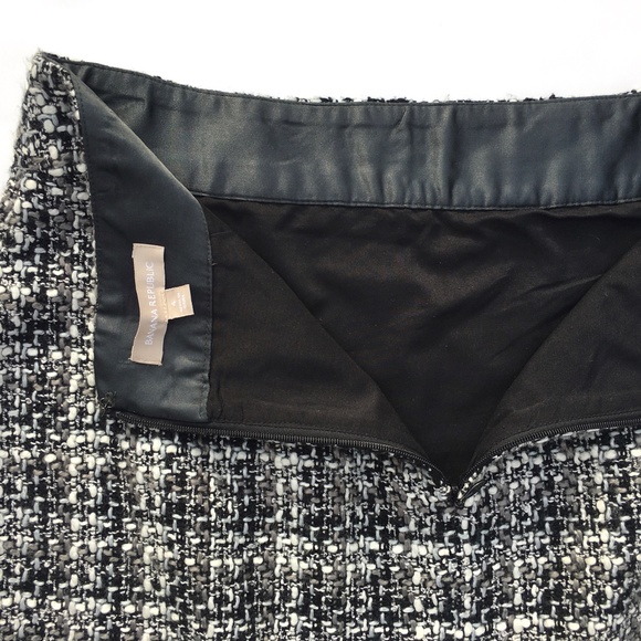 Banana Republic Nubby Wool Tweed Pencil Skirt sz 4 - Picture 10 of 12